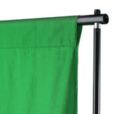 VIDAXL -Hintergrundchromakey 300x300 cm Baumwollgrün - afbeelding 3
