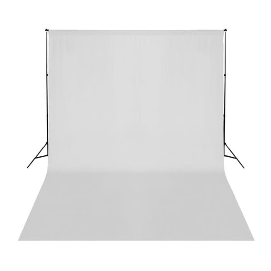 VIDAXL -Hintergrund ohne Standard 500x300 cm Baumwoll weiß