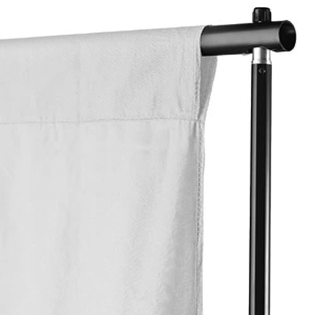 VIDAXL -Hintergrund ohne Standard 500x300 cm Baumwoll weiß