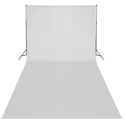 VIDAXL -Hintergrund ohne Standard 600x300 cm Baumwoll weiß