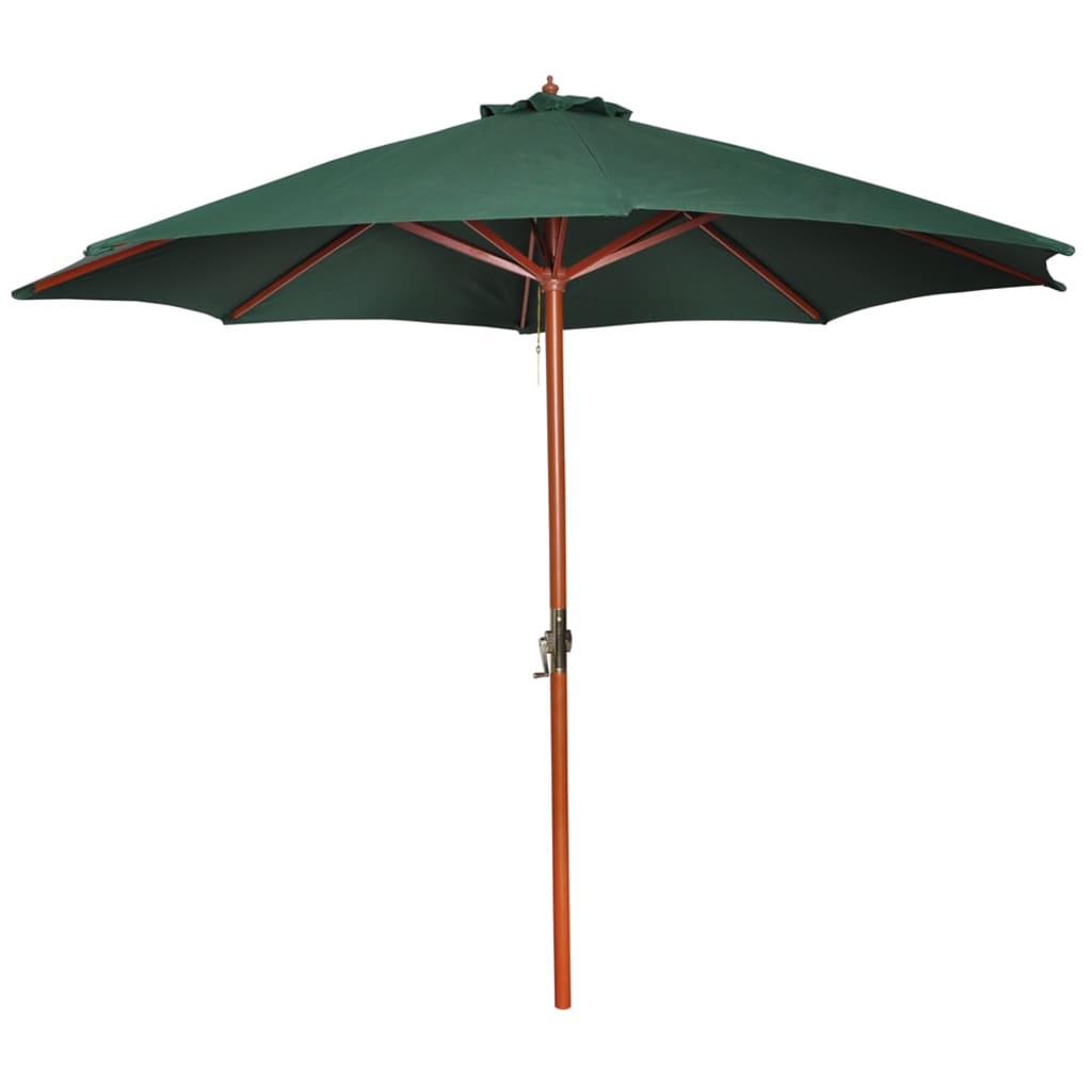 Vidaxl Parasol 258 cm Grün