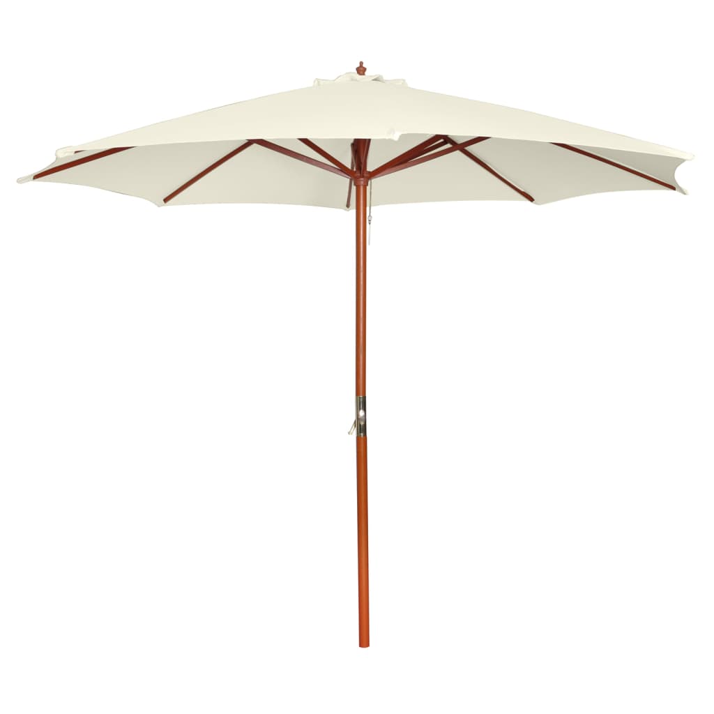 Vidaxl Parasol 300x258 cm Sandweiß