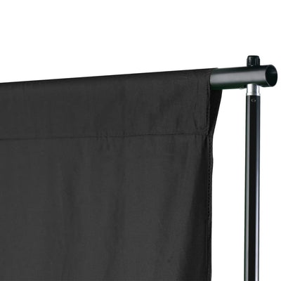 VIDAXL -Hintergrundsystem 600x300 cm schwarz