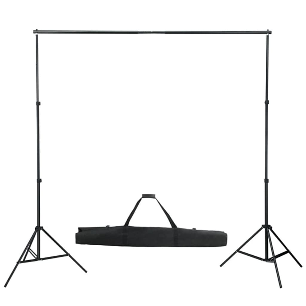 VIDAXL -Hintergrundsystem 600x300 cm schwarz