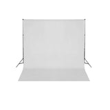 VIDAXL -Hintergrundsystem 600x300 cm Weiß - afbeelding 1