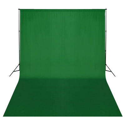 VIDAXL -Hintergrundsystem 500x300 cm Grün