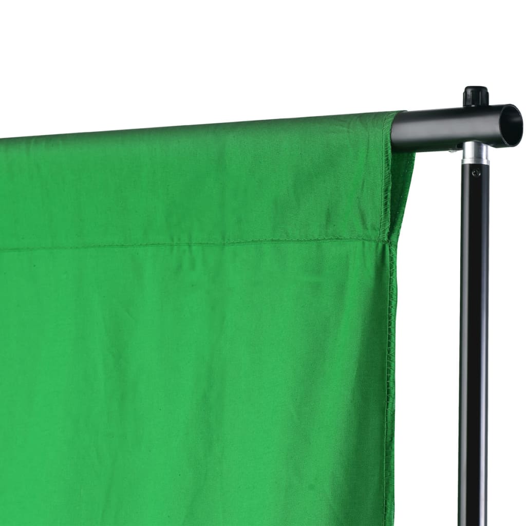 VIDAXL -Hintergrundsystem 500x300 cm Grün