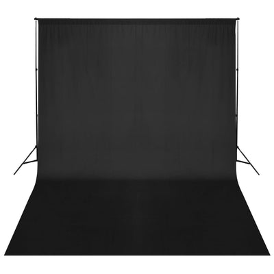 VIDAXL -Hintergrundsystem 500x300 cm schwarz