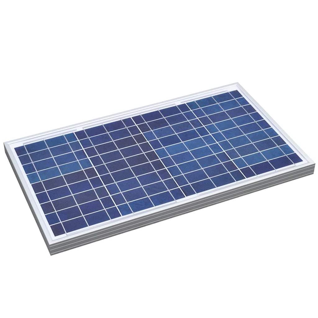 Vidaxxl tragbares Solarpanel 30 W aus Aluminium