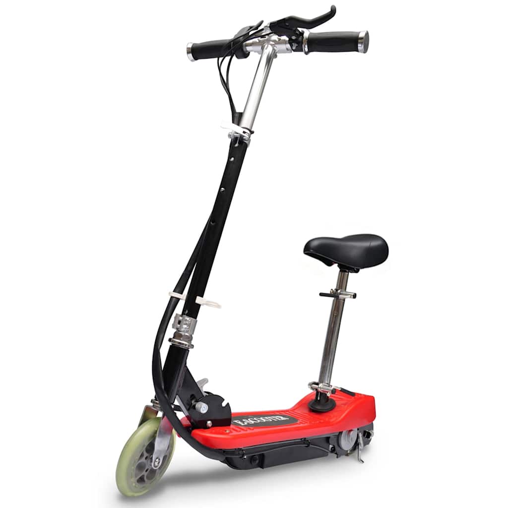 Vidaxl step elektrisch mit Sitz 120 W rot