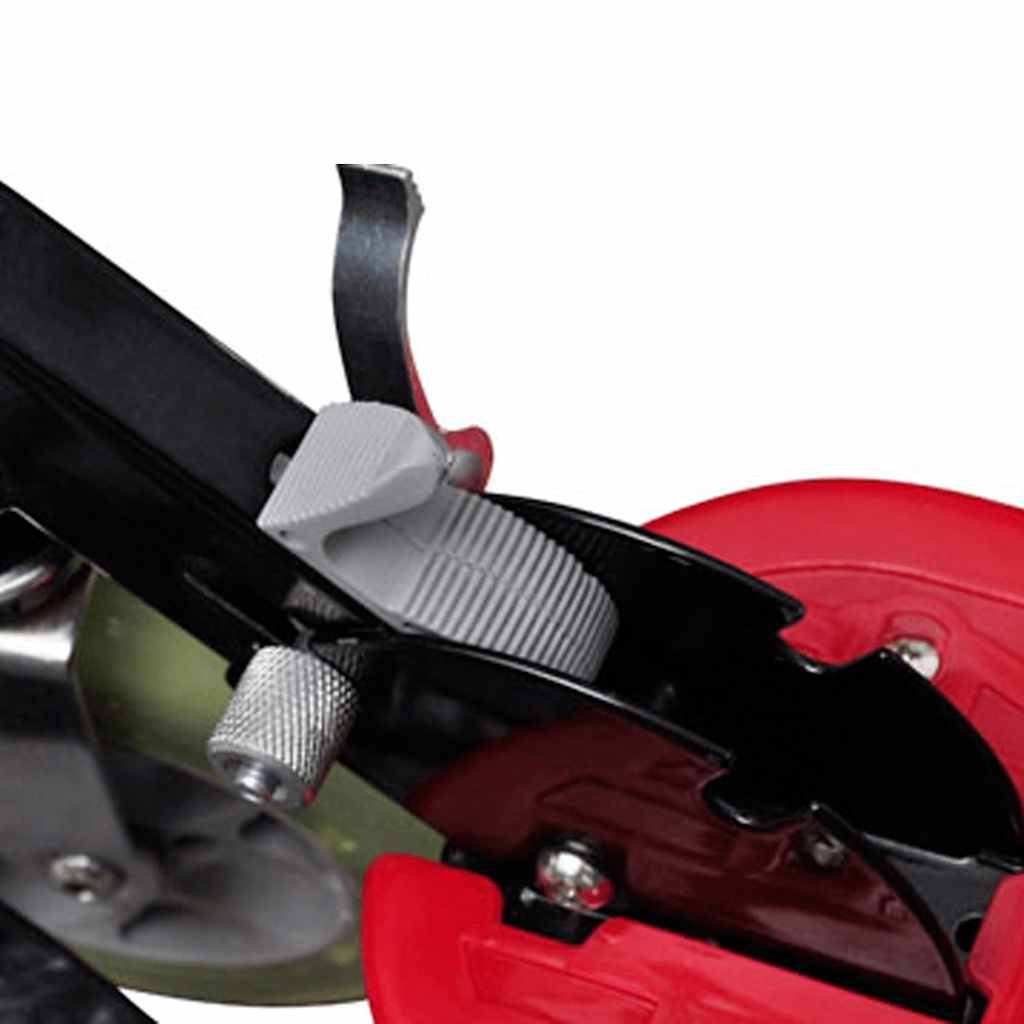 Vidaxl step elektrisch mit Sitz 120 W rot