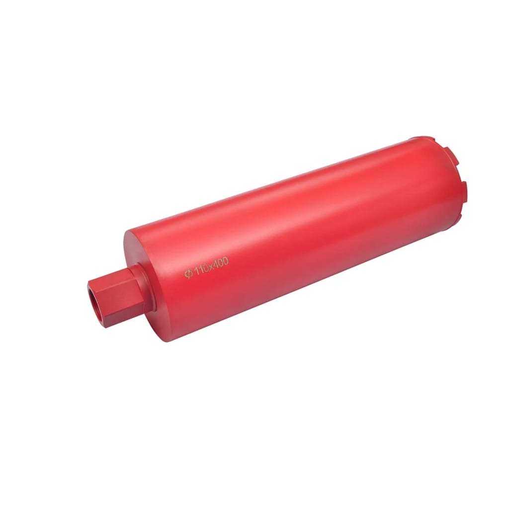 VIDAXL -Diamantbohrer 110 x 400 mm für nasse und trockene Bohrungen