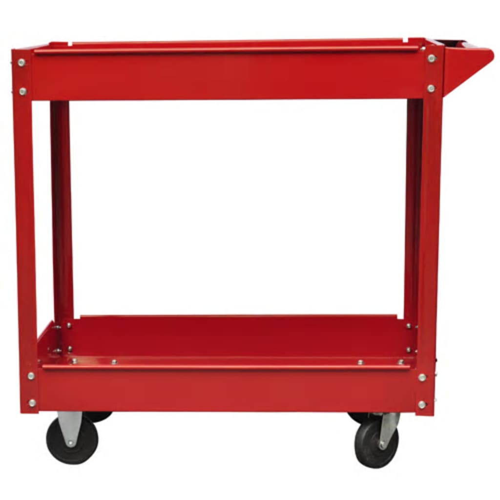 Vidaxl -Werkzeugtrolley 100 kg rot