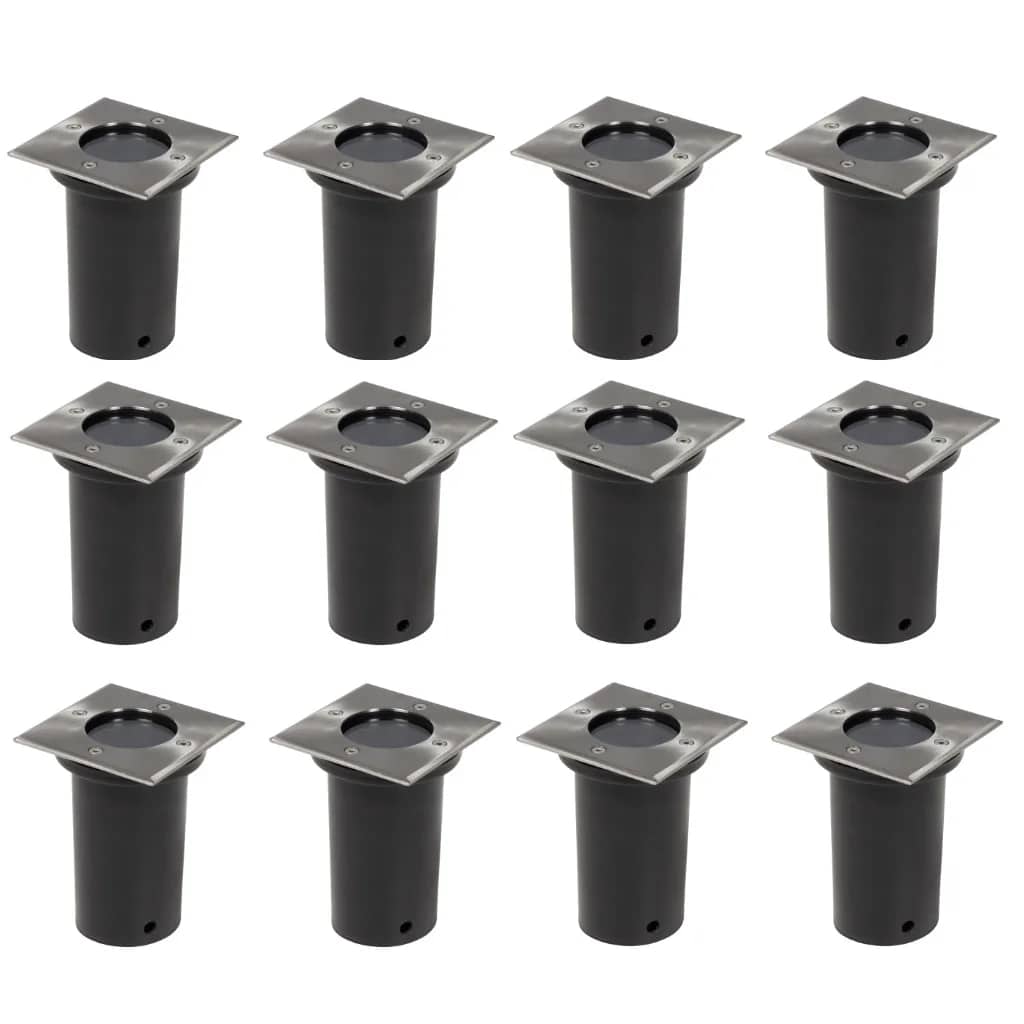 VIDAXL -Bodenflecken für außerhalb von 12 PCs Quadrat