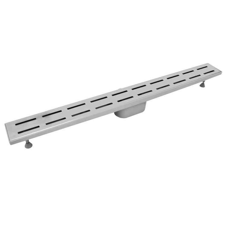 Vidaxx-Abläufe weiß 88 x 8,8 x 8,5 cm aus Metall