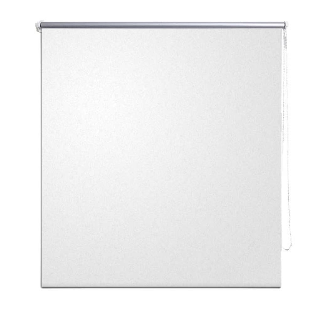 Vidaxl Roller Blind Blackout 80x230 cm Weiß