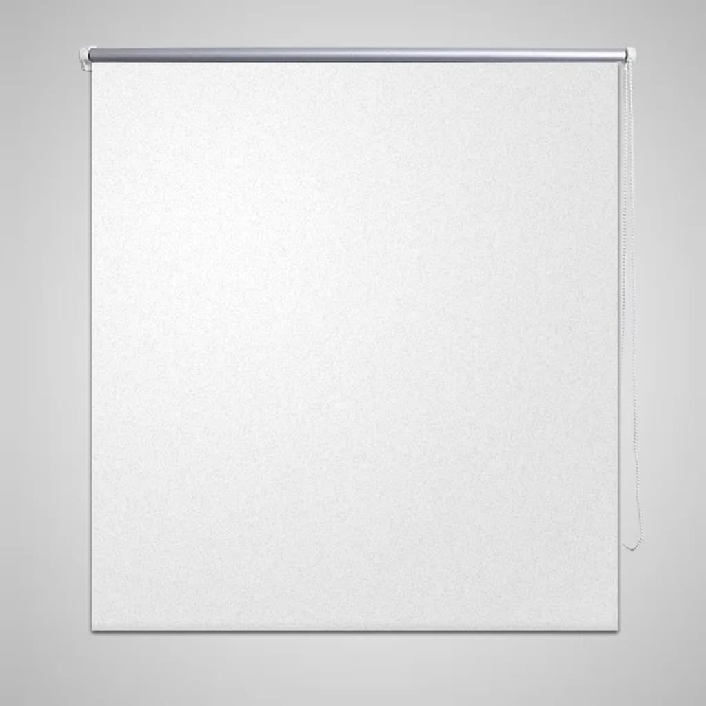 Vidaxl Roller Blind Blackout 80x230 cm Weiß