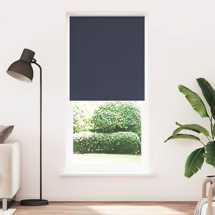 Vidaxl Roller Blind Blackout 100 x 230 cm Marine Blau