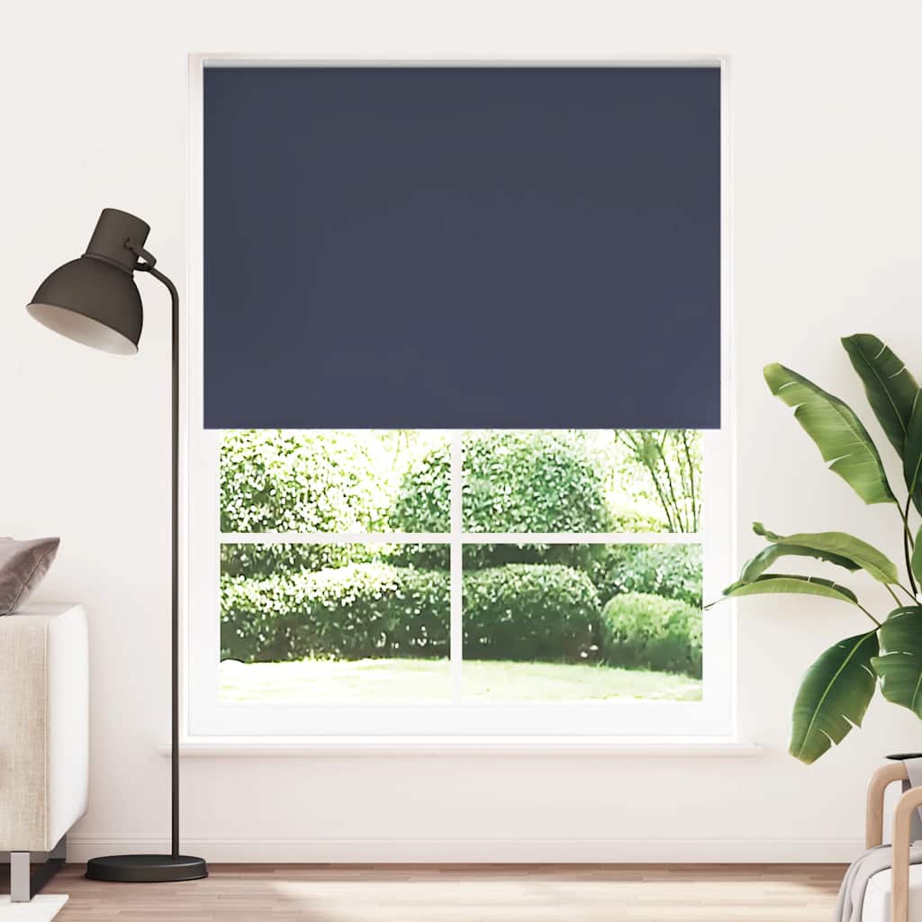 Vidaxl Roller Blind Blackout 140 x 230 cm Marineblau