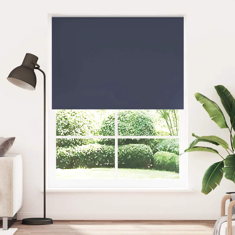 Vidaxl Roller Blind Blackout 140 x 230 cm Marineblau