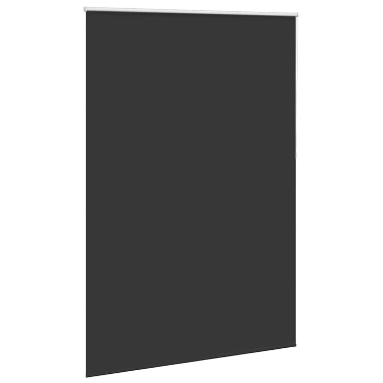 Vidaxl Roller Blind Blackout 140 x 230 cm schwarz