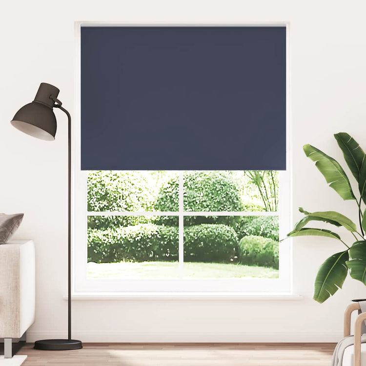 Vidaxl Roller Blind Blackout 160 x 230 cm Marineblau
