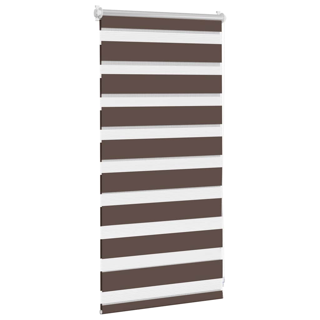 Vidaxl Duo Roller Blind 40x100 cm Kaffee Braun