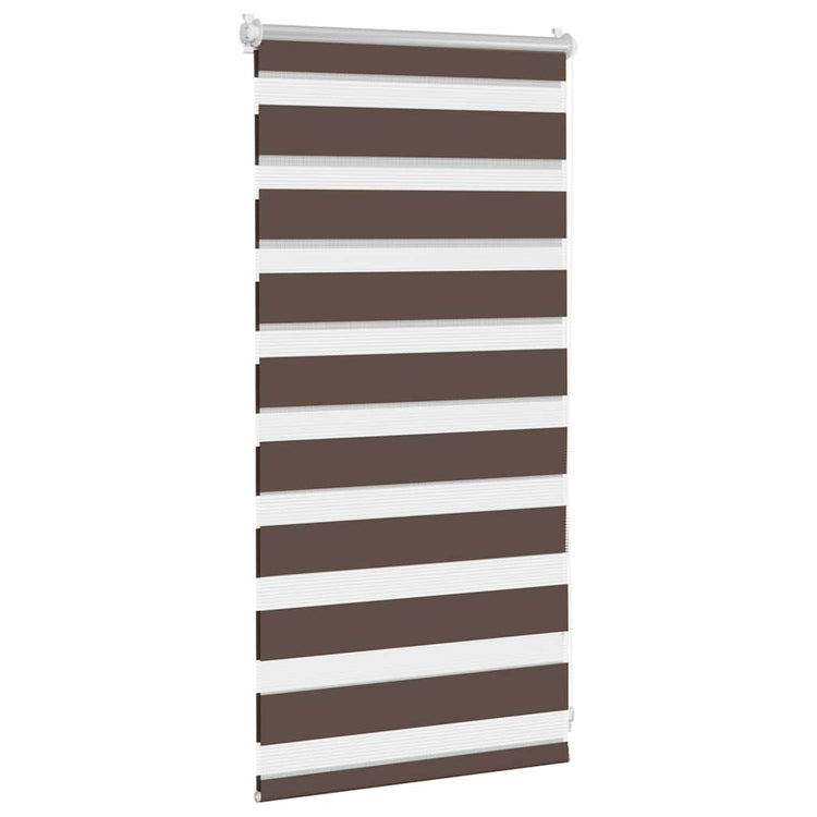 Vidaxl Duo Roller Blind 40x100 cm Kaffee Braun