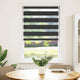 Vidaxl Duo Roller Blind 50x100cm schwarz