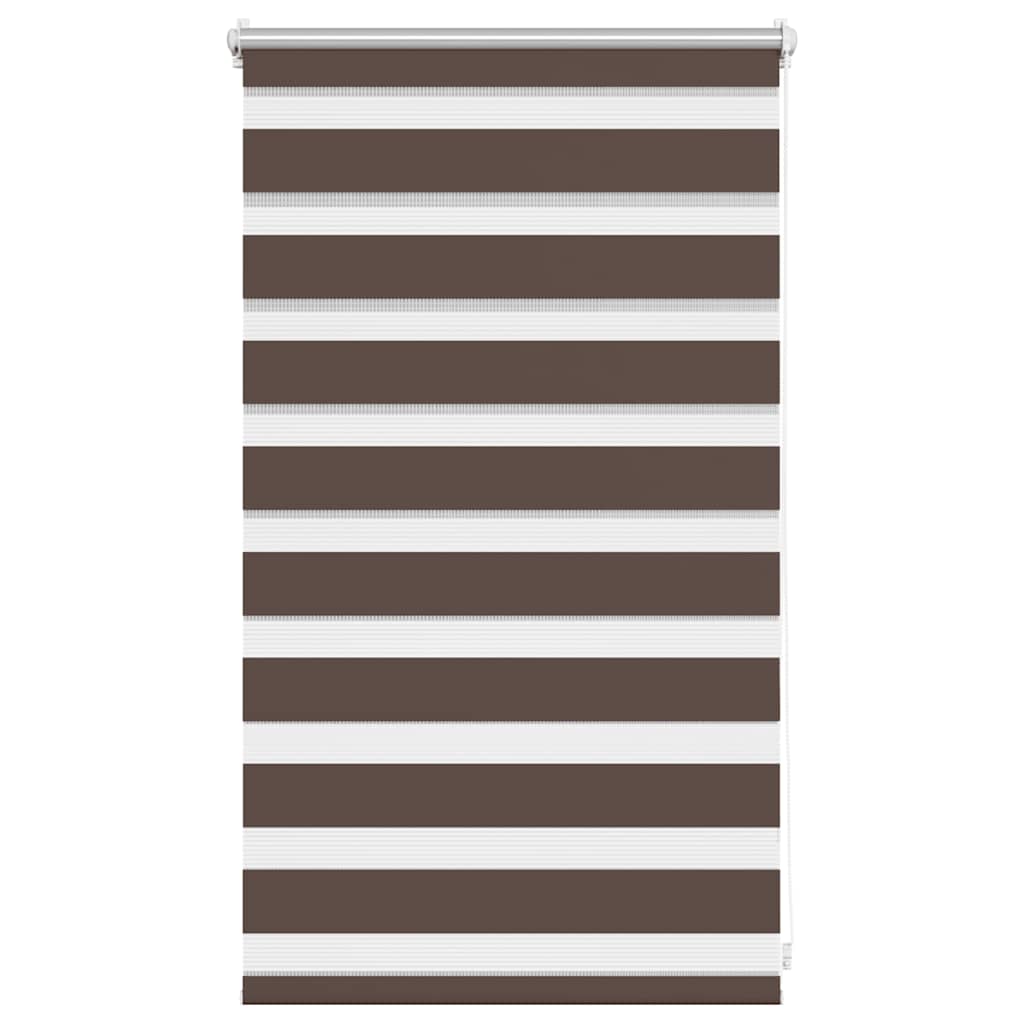 Vidaxl Duo Roller Blind 50x100cm Kaffee braun