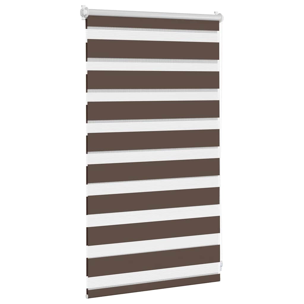 Vidaxl Duo Roller Blind 50x100cm Kaffee braun