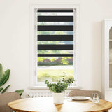 Vidaxl Duo Roller Blind 60x120cm Schwarz - afbeelding 1