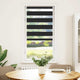 Vidaxl Duo Roller Blind 60x120cm Schwarz