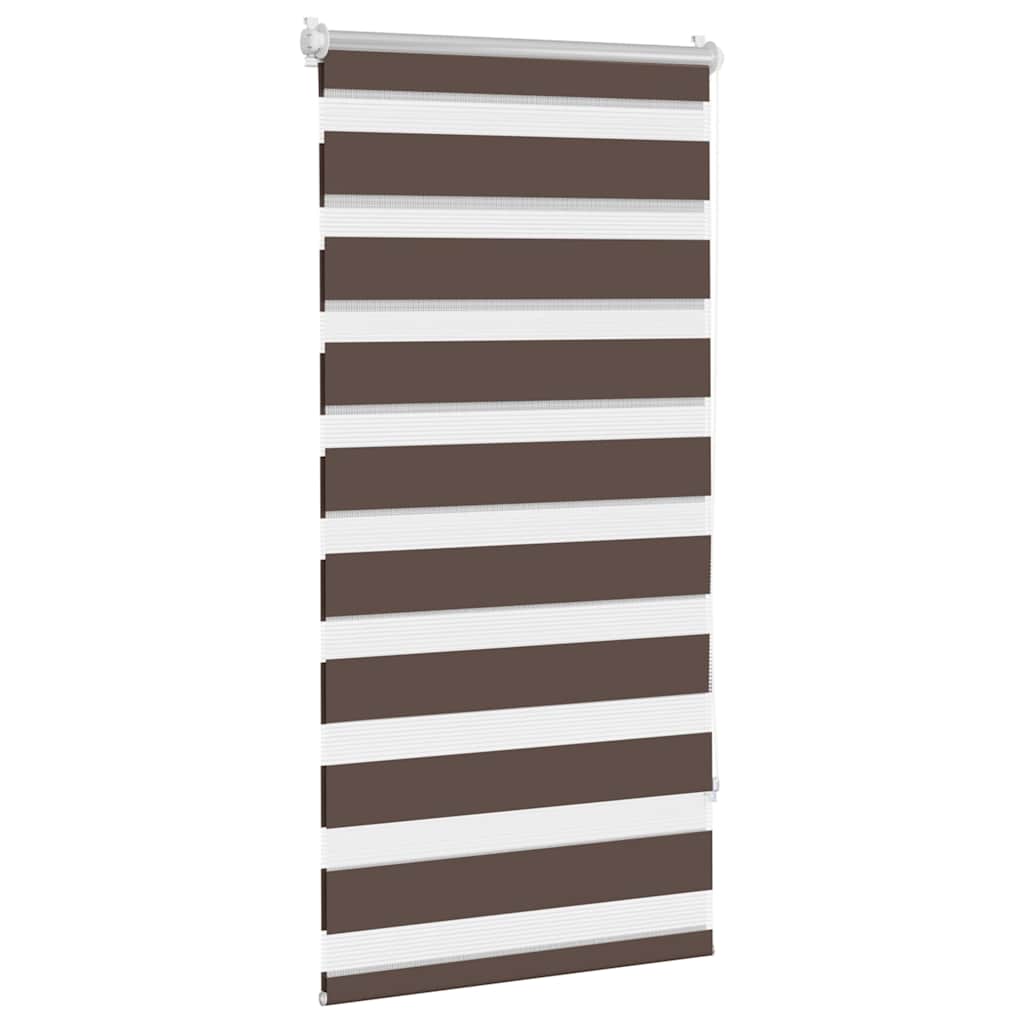 Vidaxl Duo Roller Blind 60x120 cm Kaffee braun