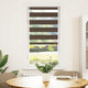 Vidaxl Duo Roller Blind 60x120 cm Kaffee braun