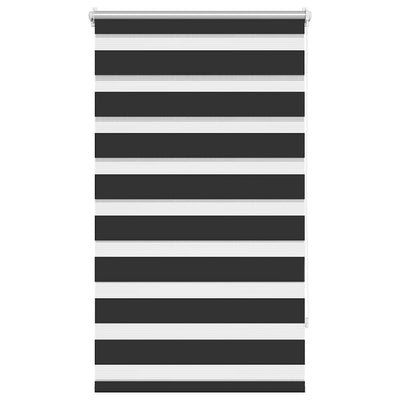 Vidaxl Duo Roller Blind 70x120 cm schwarz