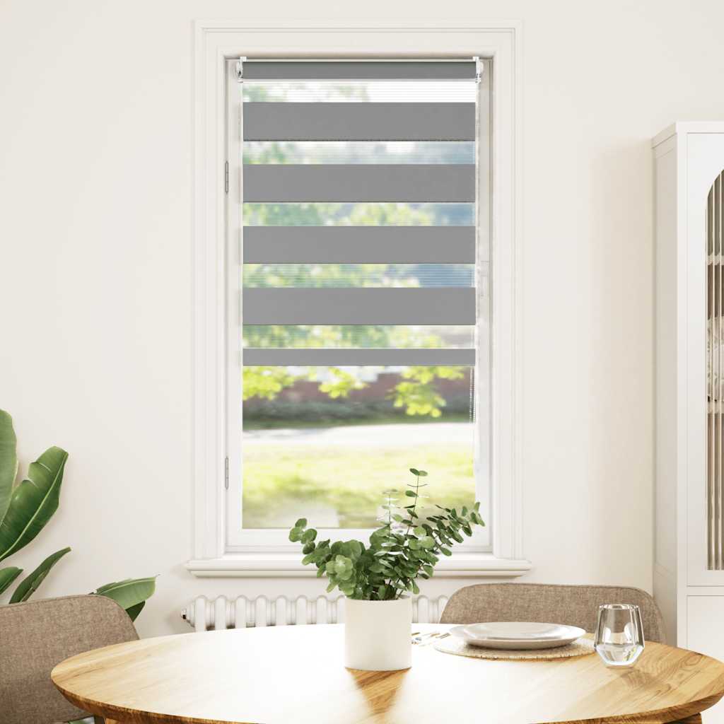 Vidaxl Duo Roller Blind 80x150 cm Grau
