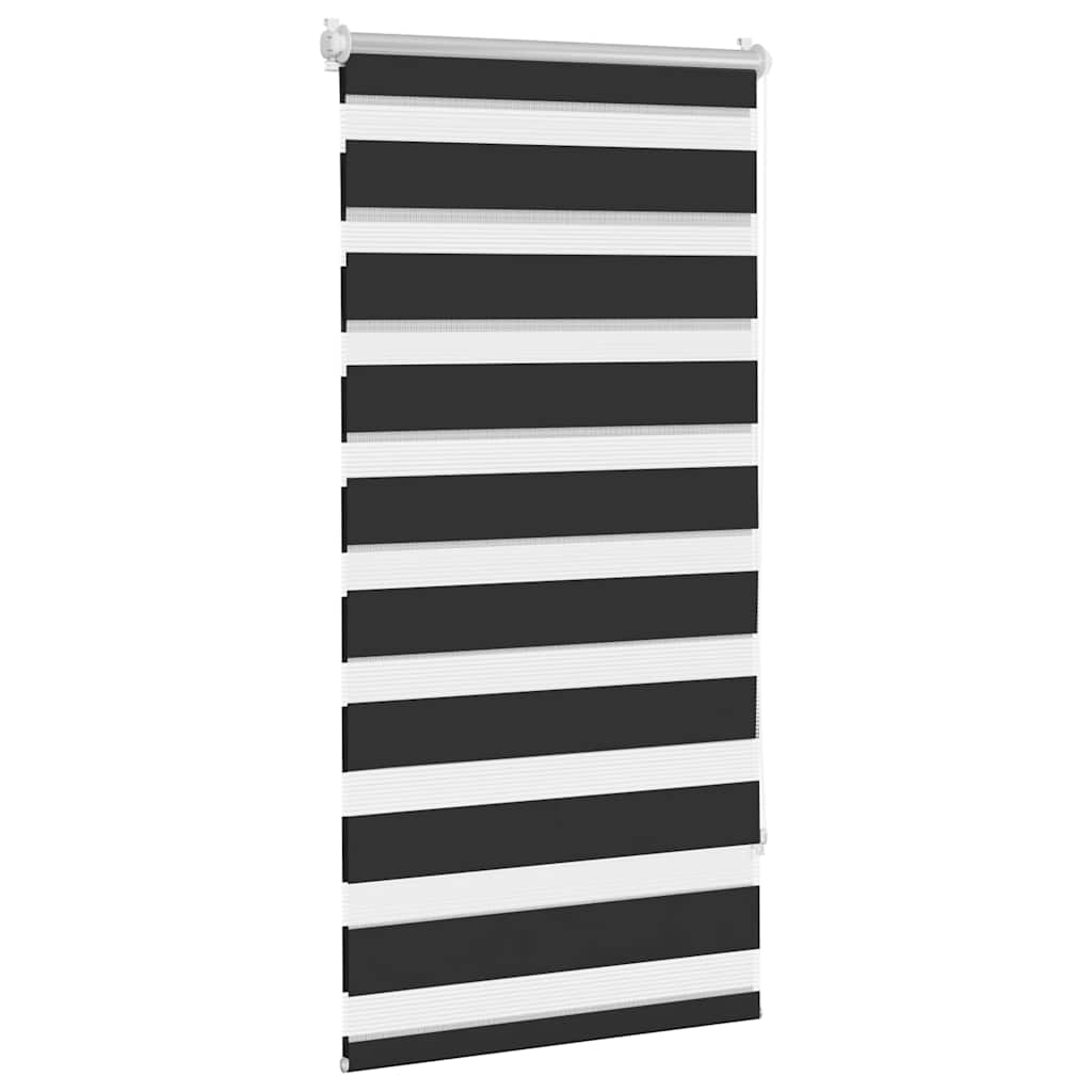 Vidaxl Duo Roller Blind 80x150 cm schwarz