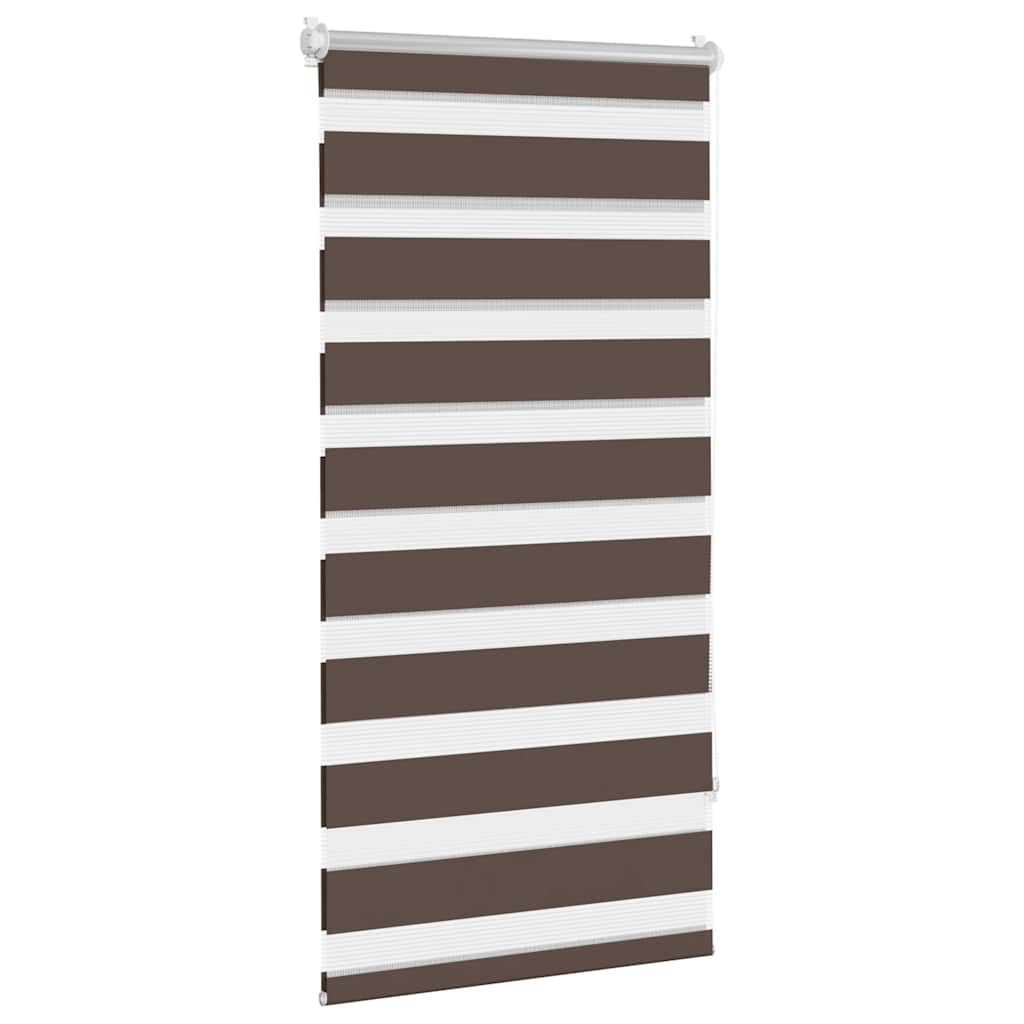 Vidaxl Duo Roller Blind 80x150 cm Kaffee braun