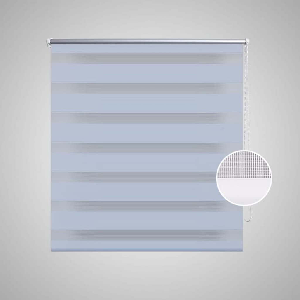 Vidaxl Duo Roller Blind 80x175cm Weiß