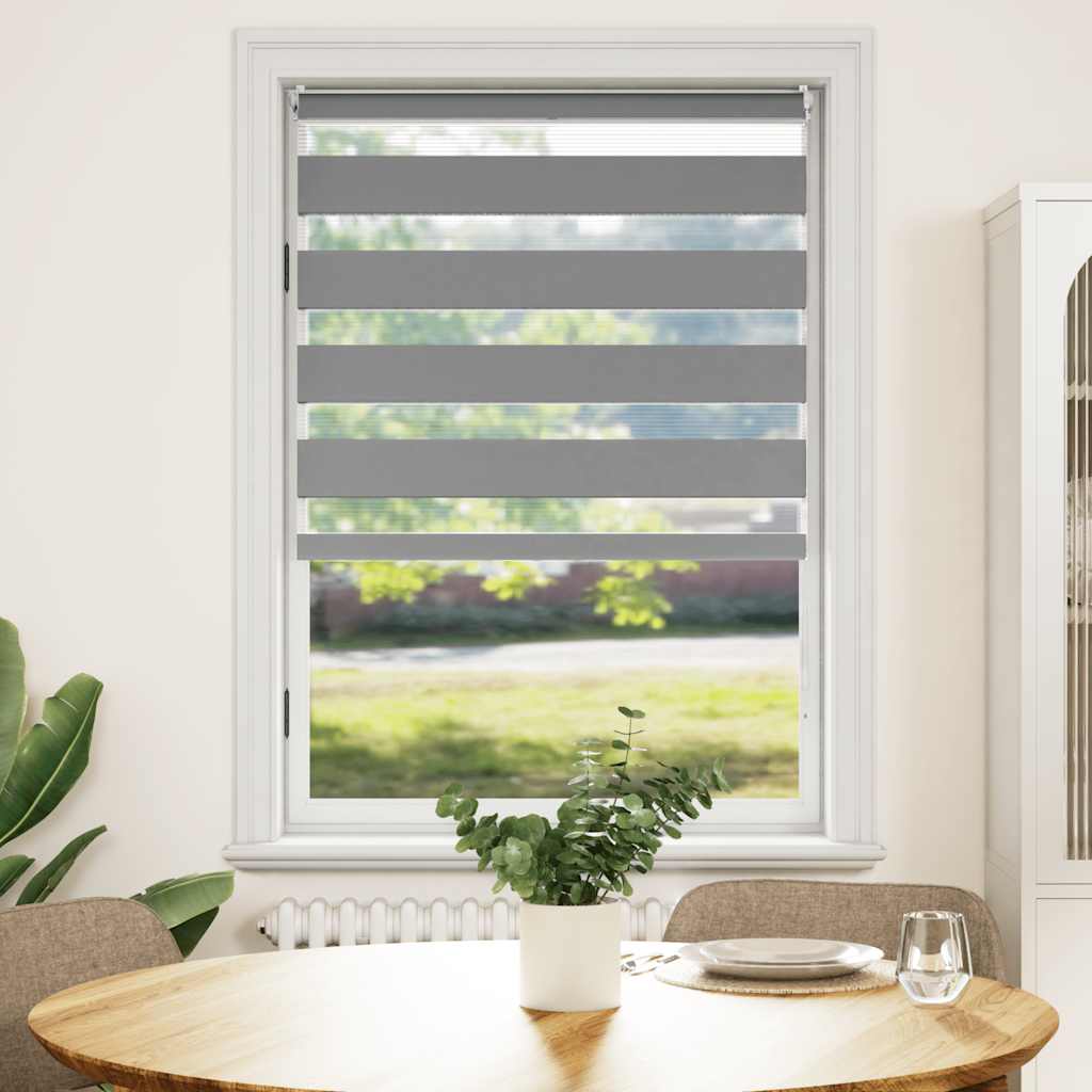 Vidaxl Duo Roller Blind 80x175cm Grau