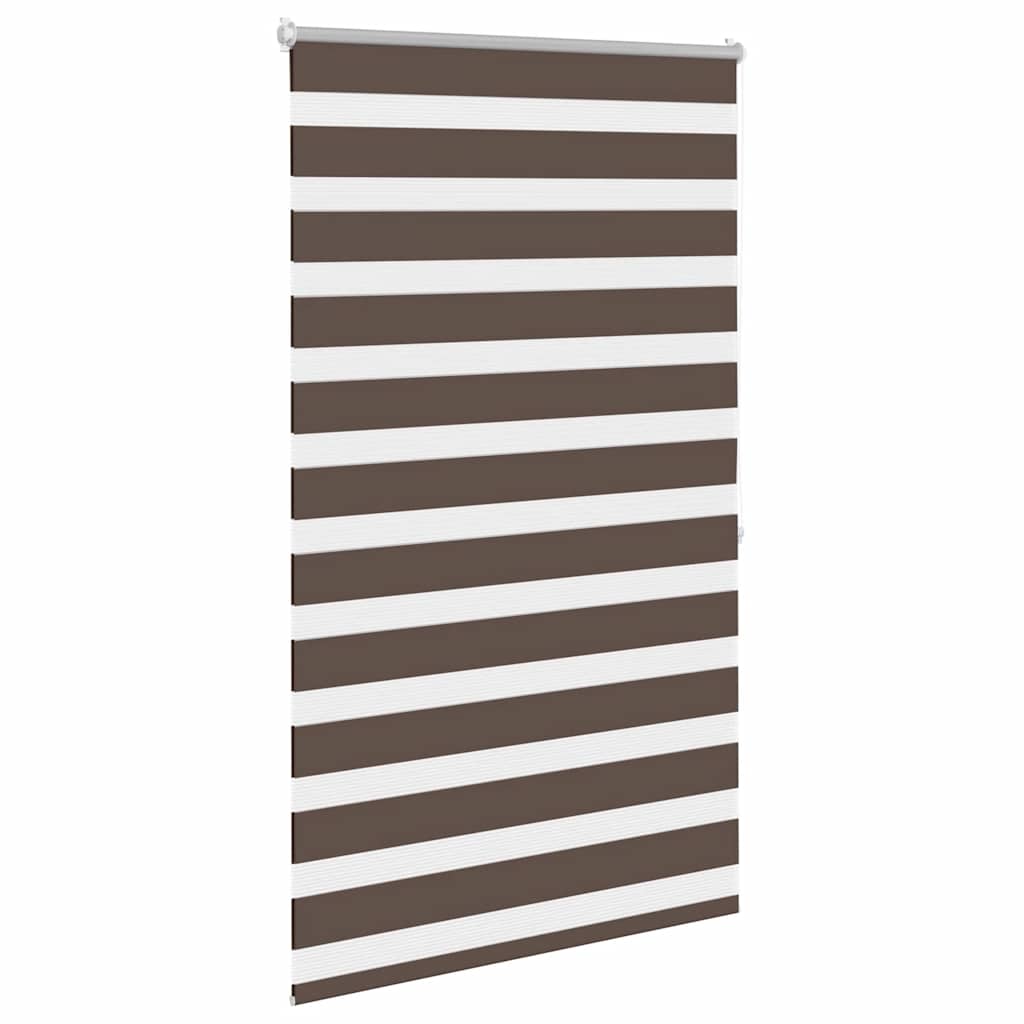 Vidaxl Roller Blind Duo 80 x 175 cm Kaffee braun
