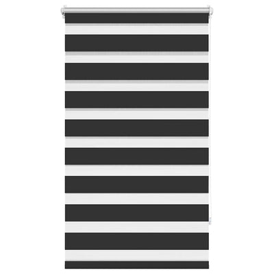 Vidaxl Duo Roller Blind 90x150cm schwarz
