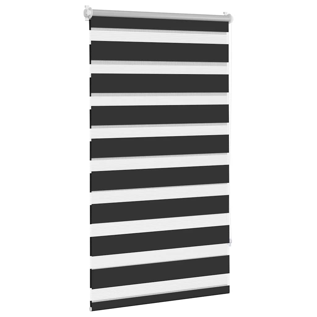 Vidaxl Duo Roller Blind 90x150cm schwarz
