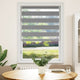 Vidaxl Duo Roller Blind 100 x 175 cm Grau