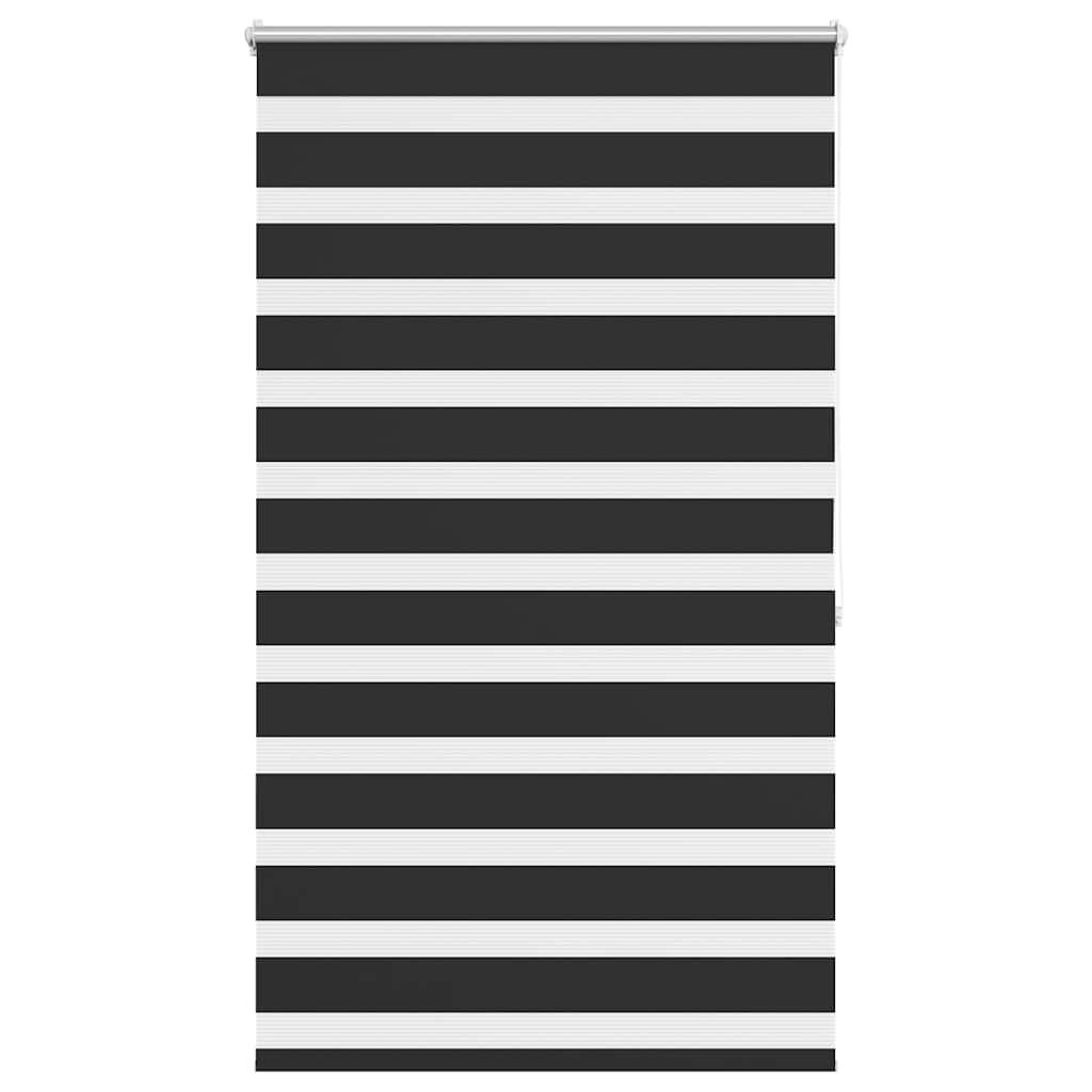 Vidaxl Duo Roller Blind 100 x 175 cm Schwarz