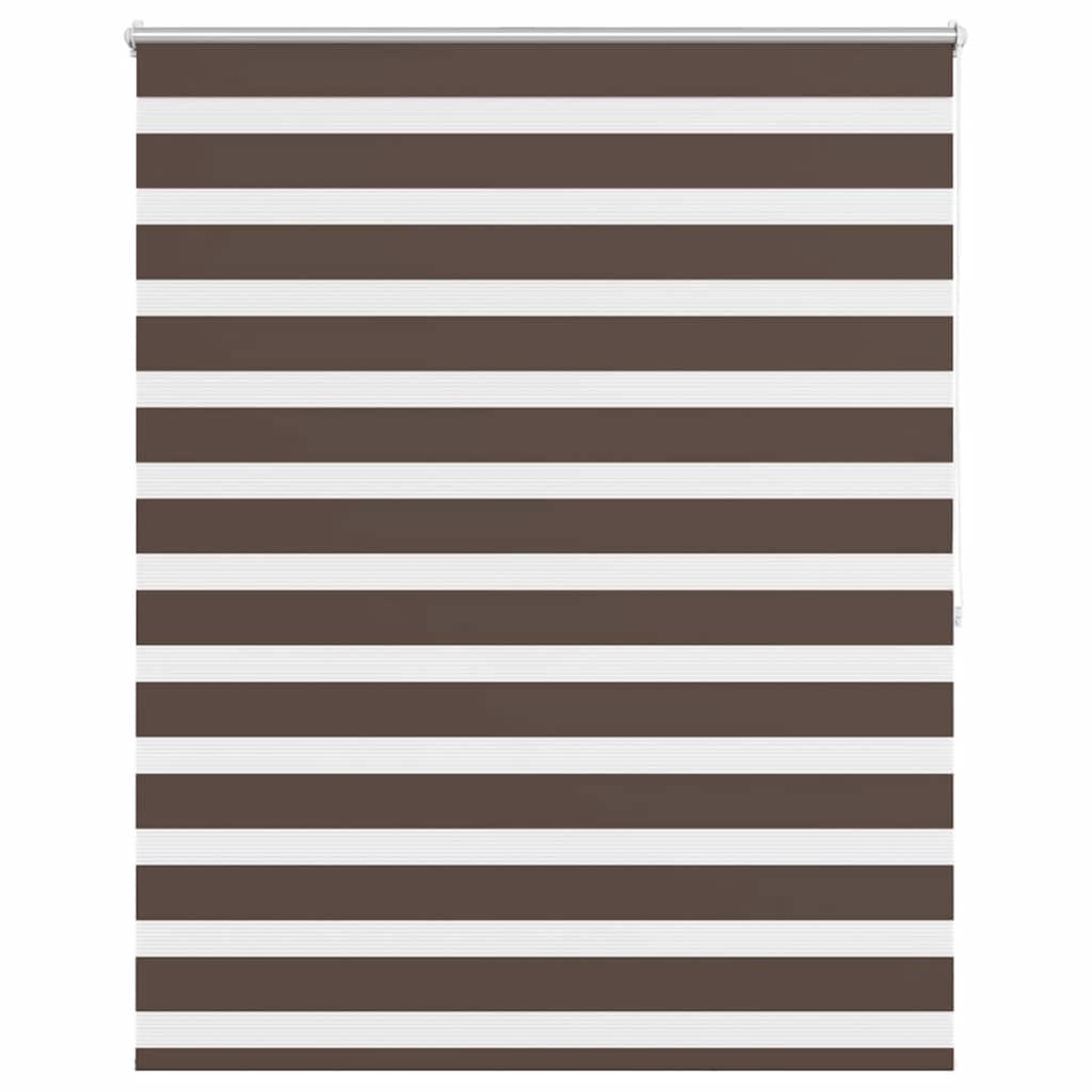 Vidaxl Duo Roller Blind 120 x 175 cm Kaffee Braun