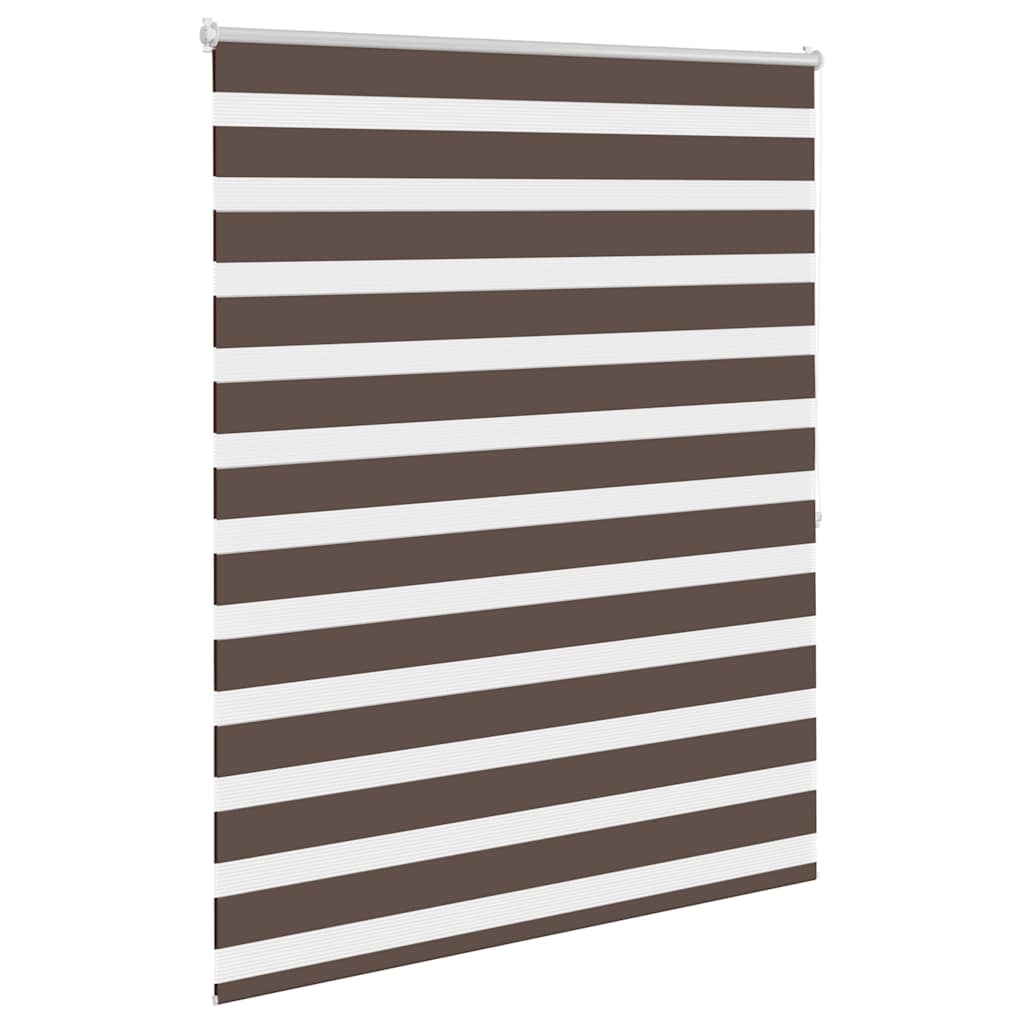 Vidaxl Duo Roller Blind 120 x 175 cm Kaffee Braun