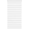 Vidaxl Duo Roller Blind 120 x 230 cm Weiß