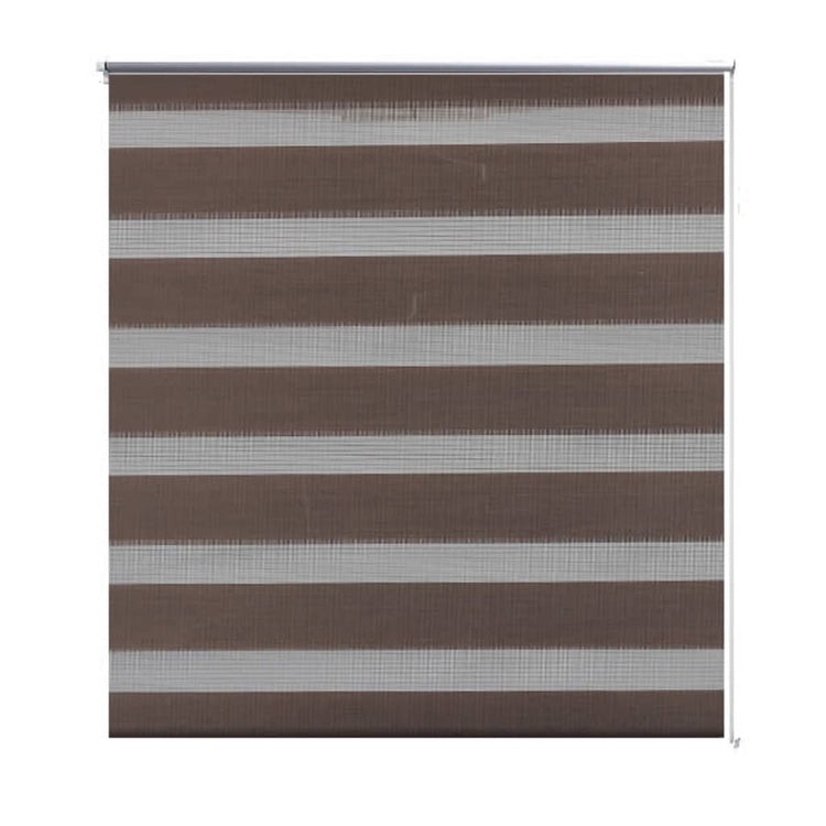 Vidaxl Duo Roller Blind 120 x 230 cm Kaffeebraun